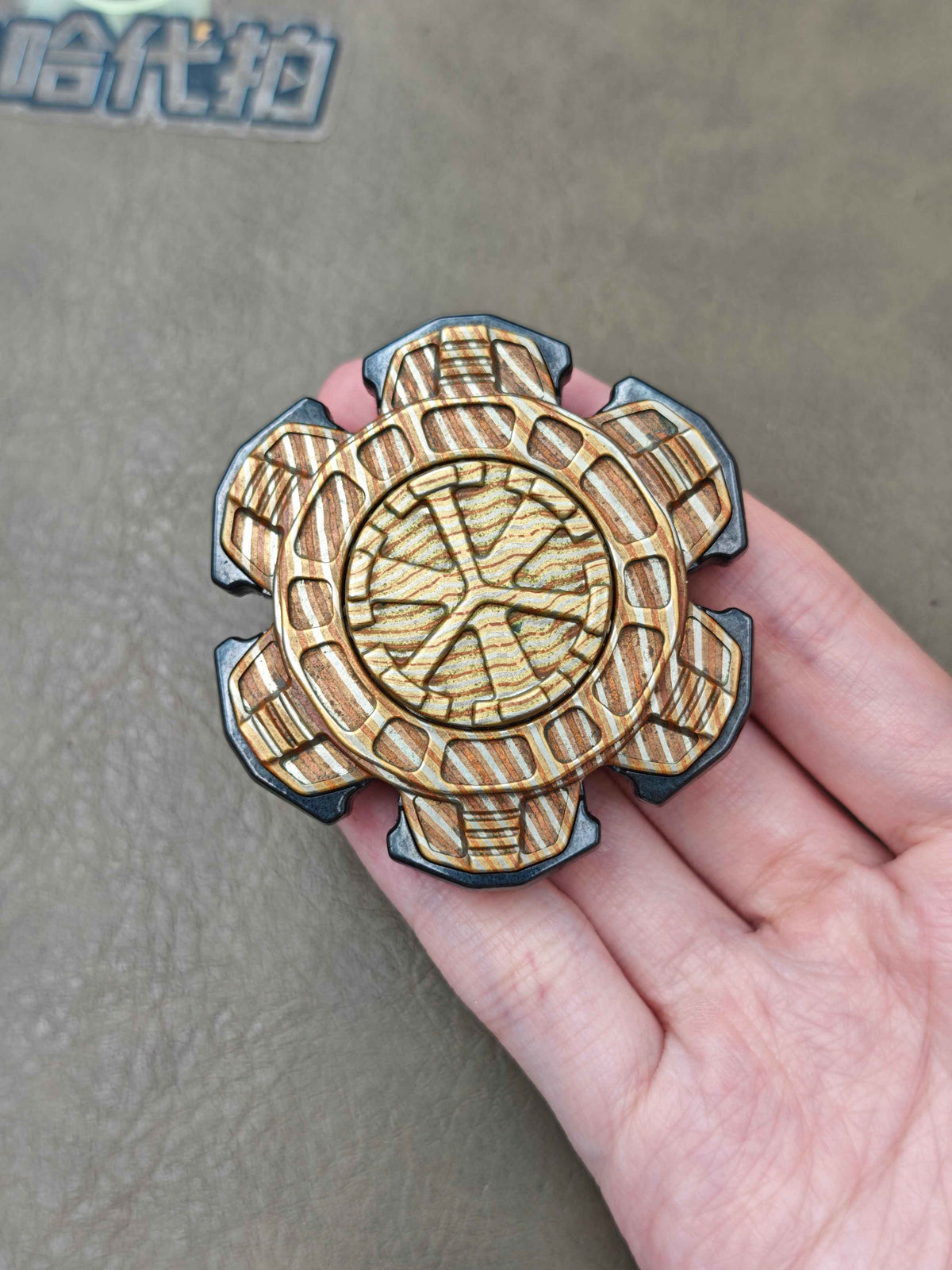 Triple Leaf Ignition Shell Opening Mokume